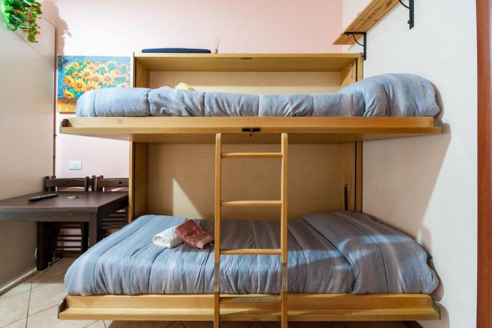Letto castello appartamento Roma vicino Musei Vaticani
