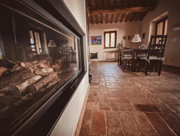 Villa privata con camino Lago Trasimeno