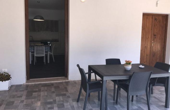 Veranda in appartamento vacanze San-Vito-lo-Capo 