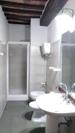 Bagno privato con doccia appartamenti vacanze Castiglione-del-lago