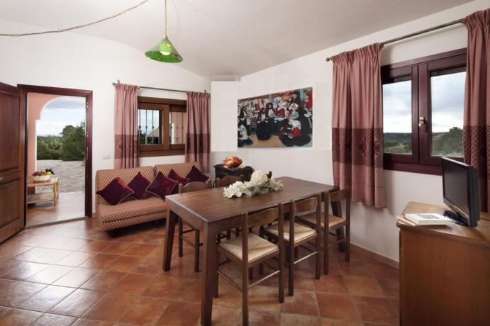 Salotto Appartamenti Graniti Orosei con vista panoramica