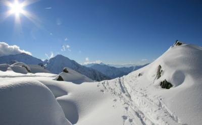 Snow, sunshine and good italian food, Gressoney!