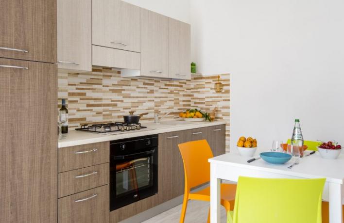 Casa vacanze vicino al mare San-Vito-lo-Capo cucina completa