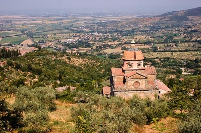 The church of Santa Maria in Cortona