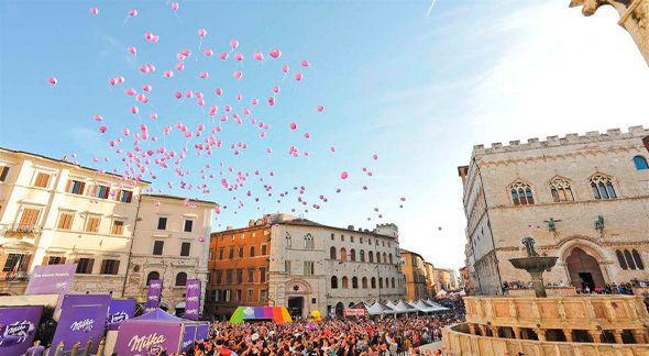 Perugia centro storico ritorna Eurochocolate