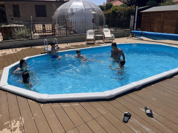Piscina per adulti e Bambini h 125 cm
