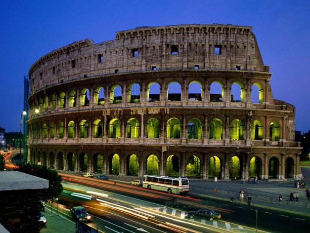 Il magnifico Colosseo di Roma