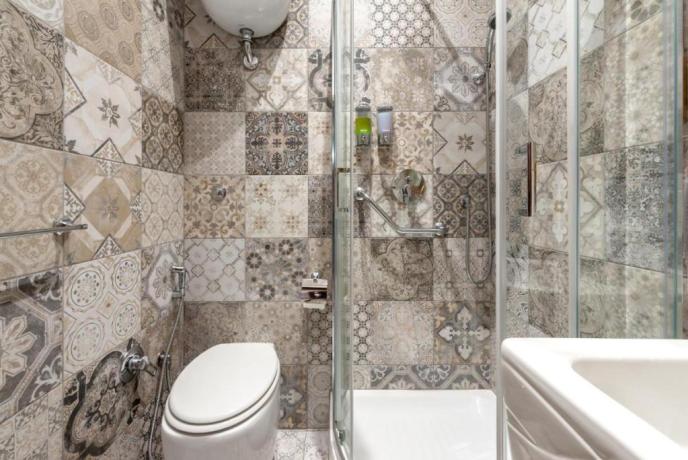 Bagno moderno con doccia B&B Roma
