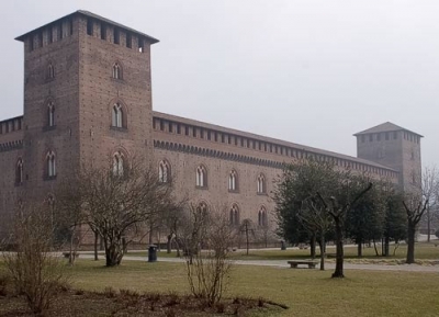 residence near Visconti Castle in Pavia