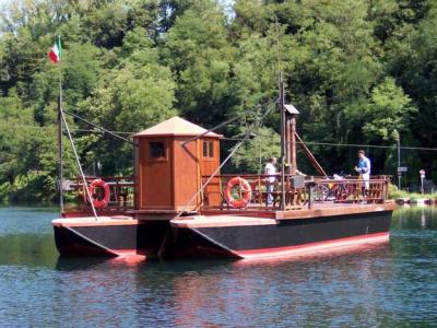 Traghetti caratteristici e storici al parco dell´ Adda