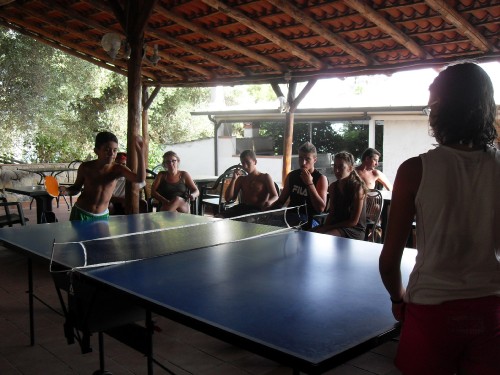 Tornei di ping pong in Villaggio dei bambini 