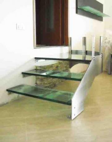 acciaio inox e vetro