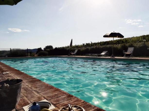 Casale con piscina vicino Todi