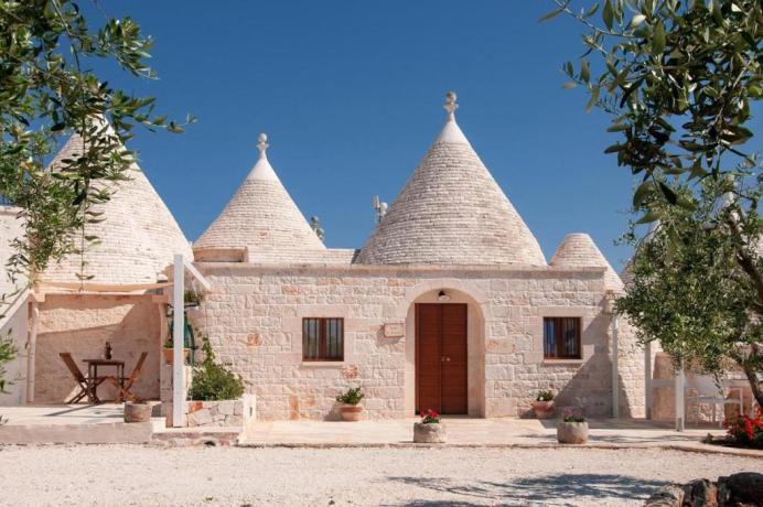 Dormire nei Trulli puglieli, vicino mare Fasano 