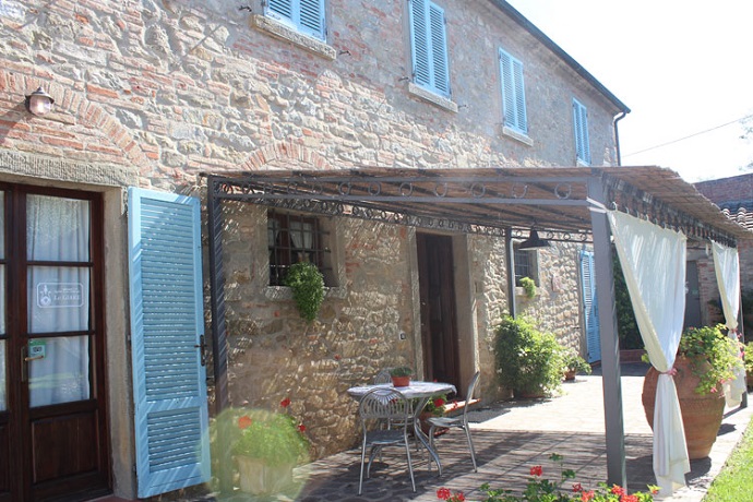 Veranda Appartamento a Cortona in Agriturismo