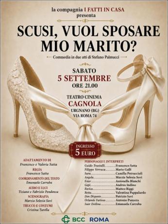 A Urgnano (BG) si ride con la commedia "Scusi, vuol sposare mio marito?"