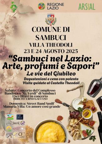 Sambuci nel Lazio: arte, sapori e profumi – Le vie del Giubileo
