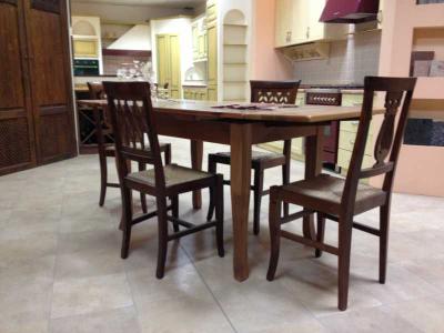 Tavolo allungabile per cucina legno massello cucine legno massello ... Cucina tavolo