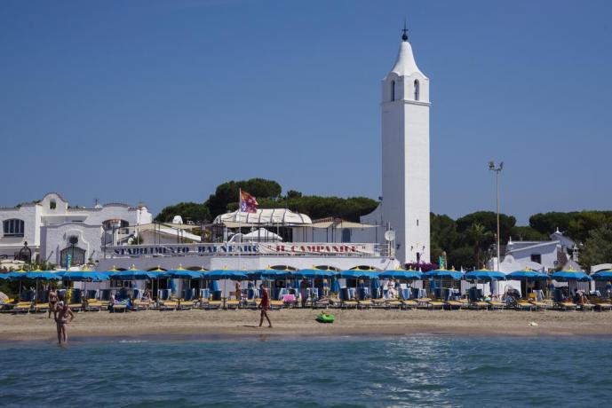 Spiaggia Convenzionata in Hotel 3 stelle 