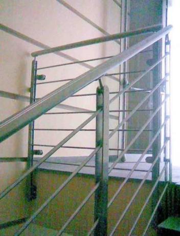 parapetto acciaio inox
