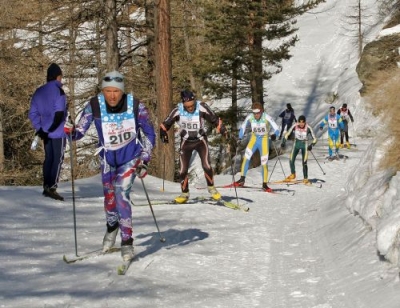 Skiing in gran paradiso