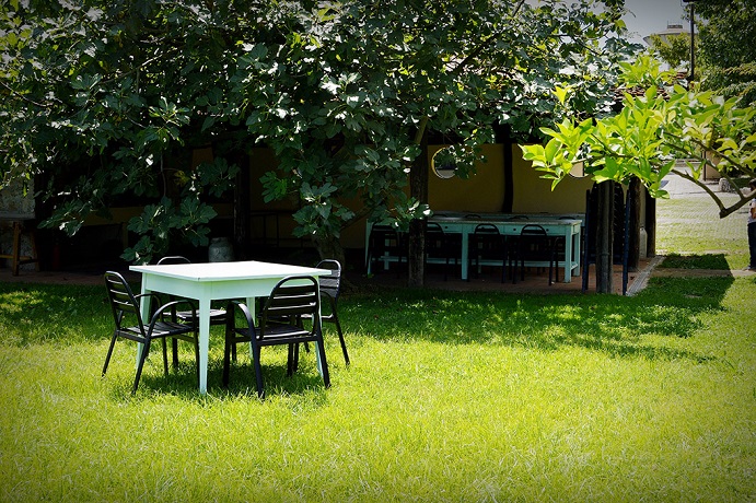 Giardino esterno privato