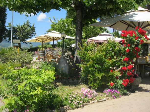 Giardino hotel vicino Chianciano Terme