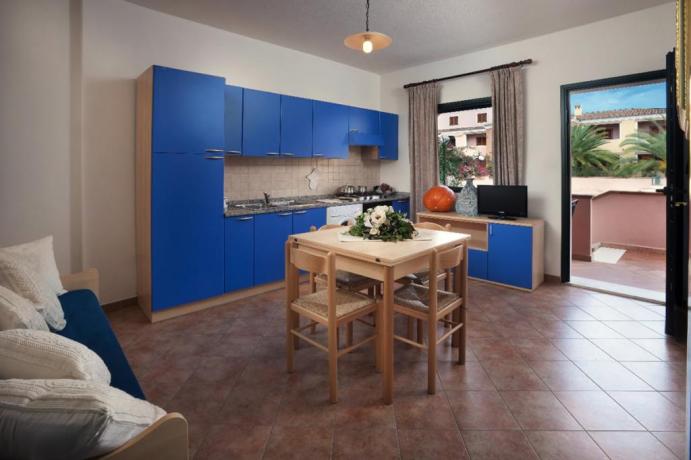 Appartamento Gli Oleandri con cucina vicino Cala Ginepro