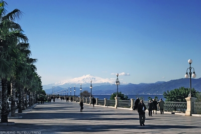 Seafront in reggio calabria