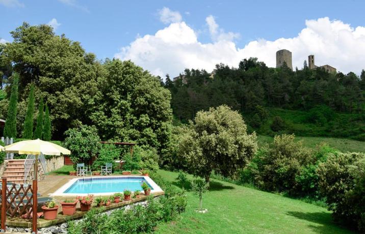 Dependance con piscina in villa esclusiva vicino Pisa