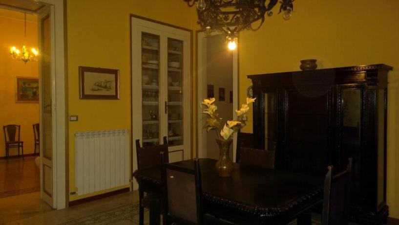 Zona pranzo appartamento attico B&B Sicilia Patti