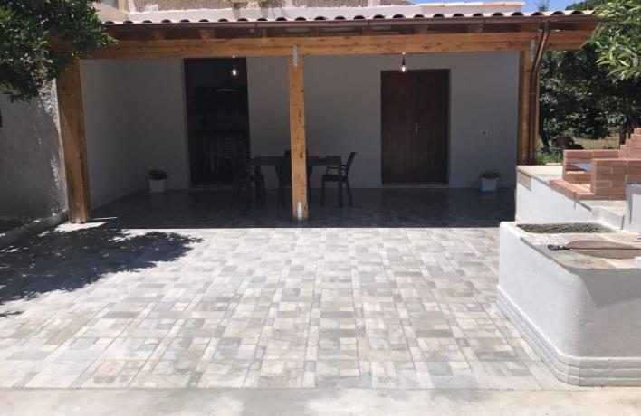 Casa vacanze vicino mare veranda arredata San-Vito-lo-Capo