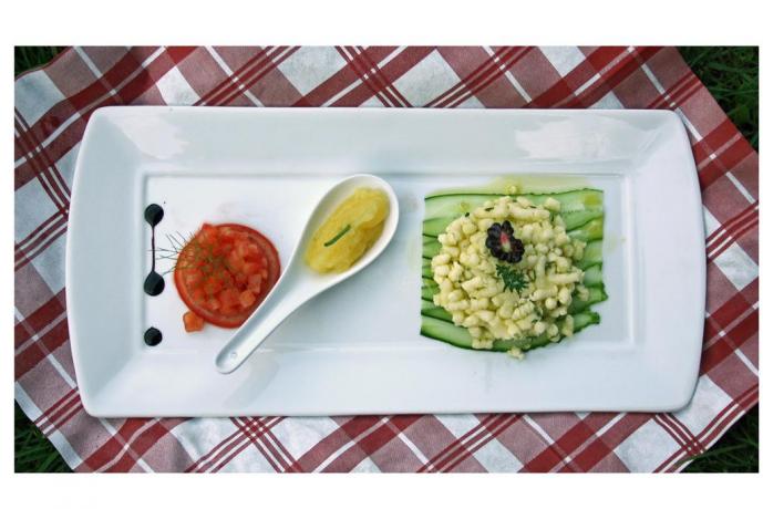Agriturismo pasto vegetariano a Giustino