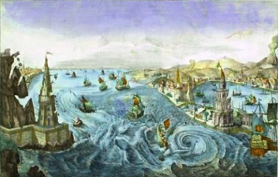 scilla e cariddi, stretto di messina