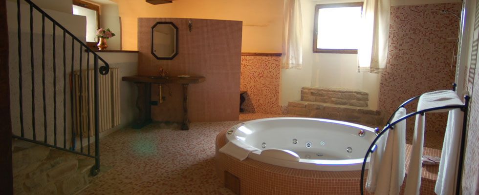 Jacuzzi in room