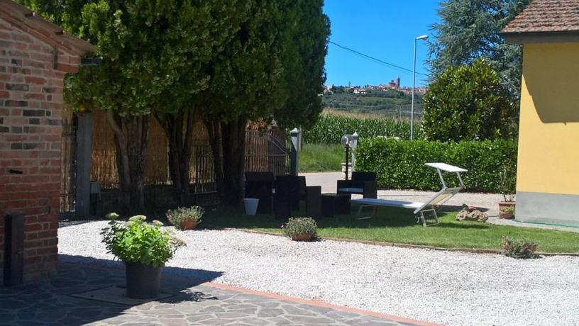 Giardino Privato e Parcheggio in B&B in ValdiChiana