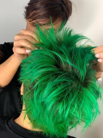 Tinta Verde Capelli Uomo/Donna