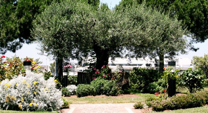 Giardino panoramico dell'Hotel a roma 