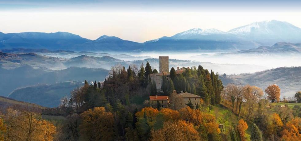 Romantic medieval castle in Umbria