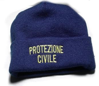 berrettino lana protezione civile