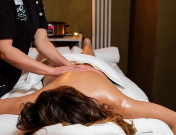 Possibilità di massaggi in centro benessere Sestriere