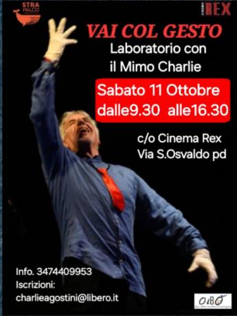 VAI COL GESTO workshop gestuale con il Mimo Charlie