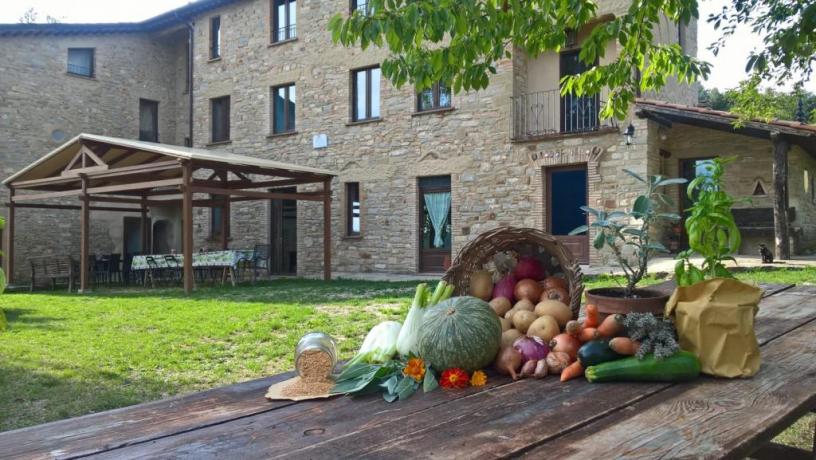 Casale della Quiete Pietralunga Perugia Ristorante Biologico 