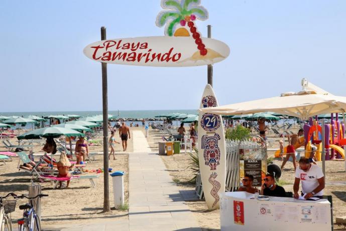 Hotel fronte spiaggia a Viserba Emilia-Romagna
