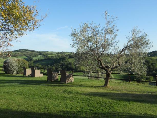 Agriturismo nella campagna Toscana