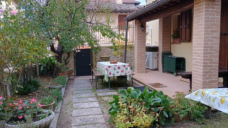 Giardino privato in Dependance con barbecue 