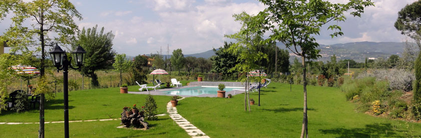 Giardino Casa Vacanze a Cortona