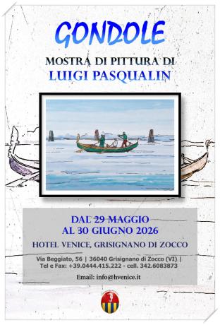 “Gondole” mostra di pittura di Luigi Pasqualin