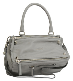 GIVENCHY pandora griggia pelle cerata con borchie