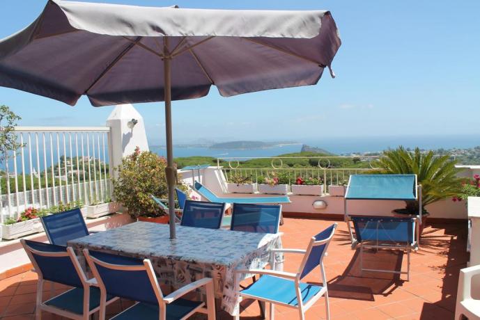 Terrazza panoramica vista mare a Barano d'Ischia 